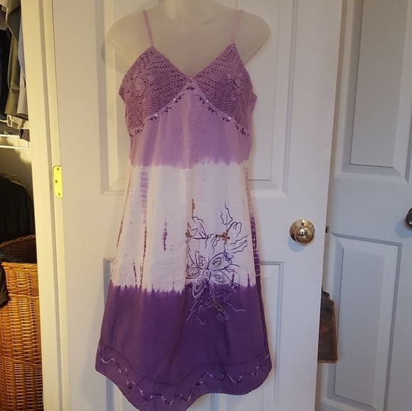 * SOLD * Tie dye sundress - Picture 1 of 8